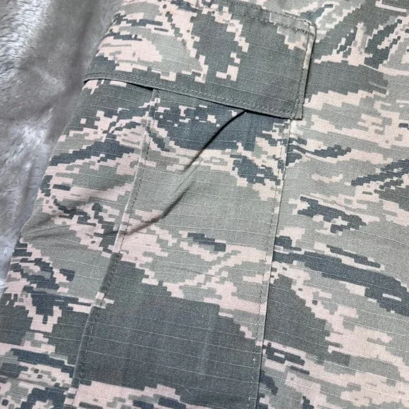 USAF Air Force ABU Tiger Stripe Camo Cargo Shorts Mens 34 Military Cut-Offs - Picture 15 of 16